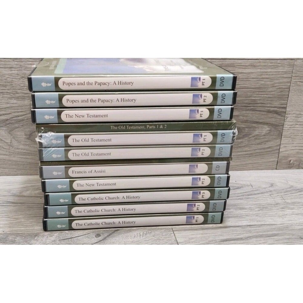 Great Courses Religion DVD CD Lot Popes Catholic Church New Old Testament